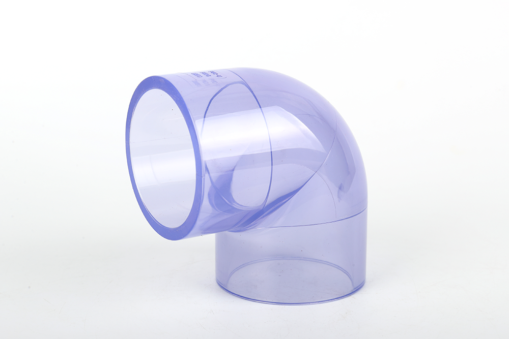 成安透明 90 度弯头